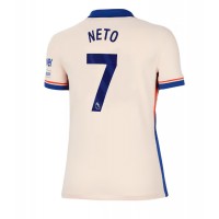 Camisa de Futebol Chelsea Pedro Neto #7 Equipamento Secundário Mulheres 2024-25 Manga Curta